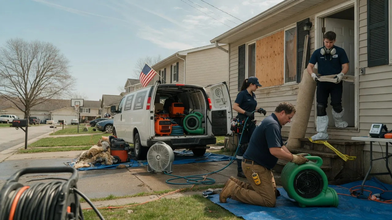 Water Damage Restoration in Kylertown, PA near me